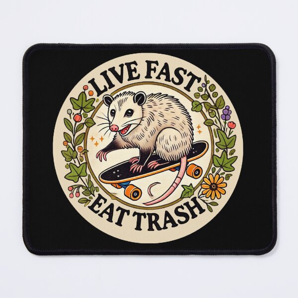 Item preview, Live Fast Eat Trash designed and sold by FrictionMaxxing.