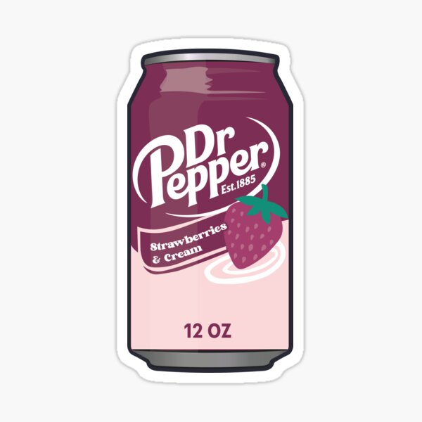 Vista previa del artículo con la obra «Dr Pepper - Fresas con crema», diseñado y vendido por La Nana .
