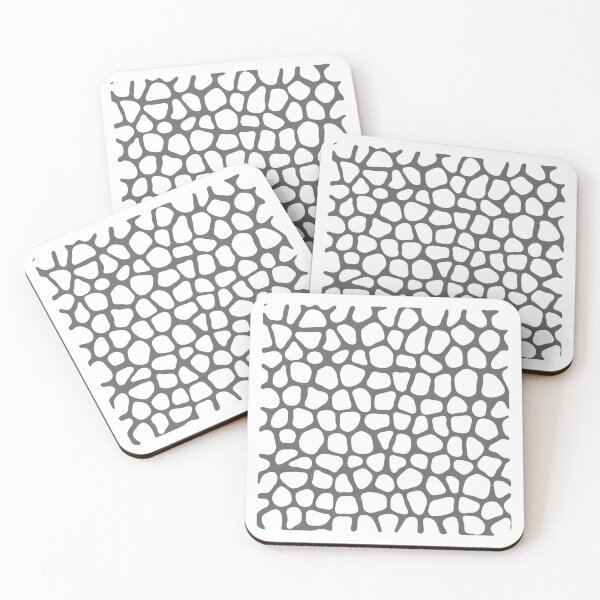 Item preview, Abstract Turing Pattern Giraffe Grey designed and sold by FunnyFeelingStudio.