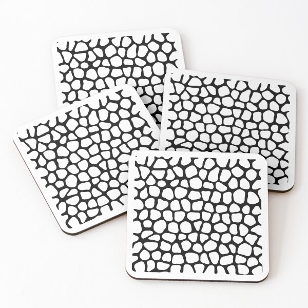 Item preview, Abstract Turing Pattern Giraffe Black designed and sold by FunnyFeelingStudio.