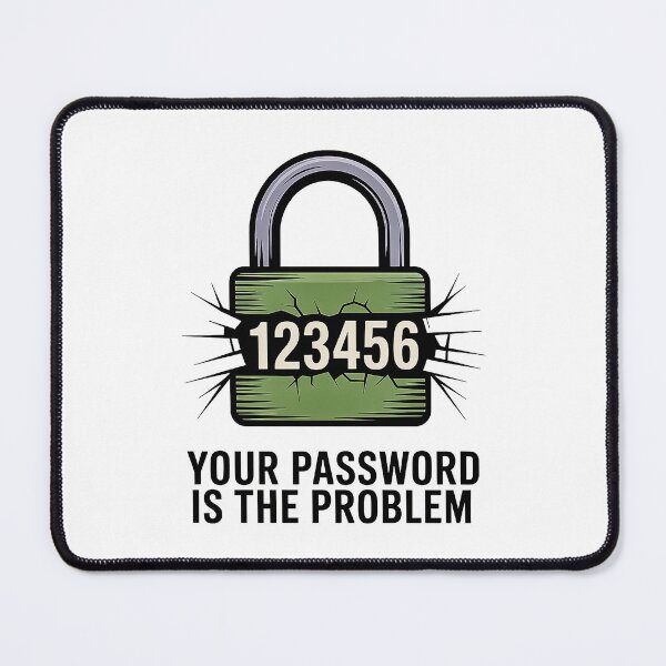 Item preview, Your Password Is The Problem Funny Hacker Shirt designed and sold by Amanda's Factory.