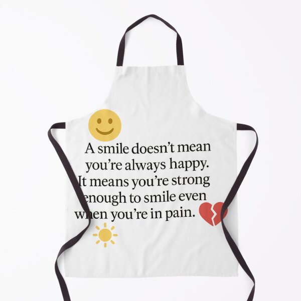 Item preview, A Smile Means Strength – Inspirational Quote Design designed and sold by MSTextVibe.