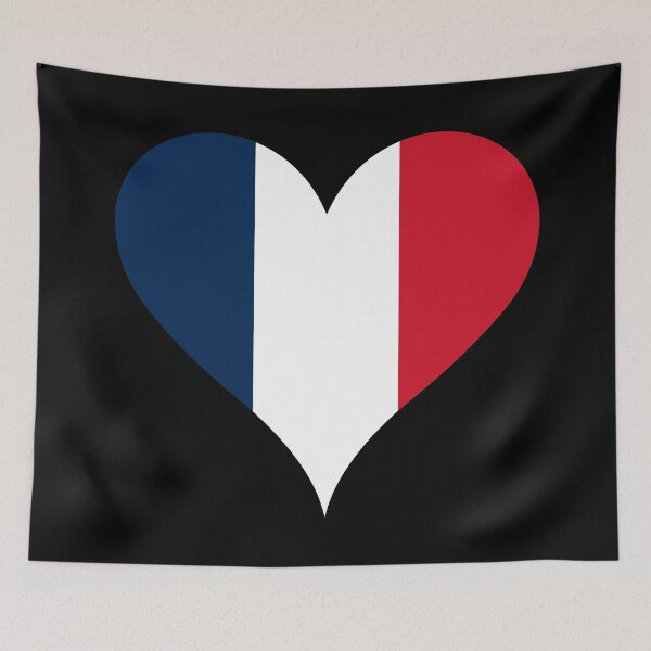 Item preview, French Flag Heart  designed and sold by NTGUILTY.