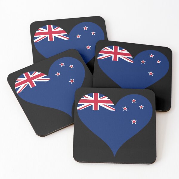 Item preview, New Zealand Flag Heart designed and sold by NTGUILTY.