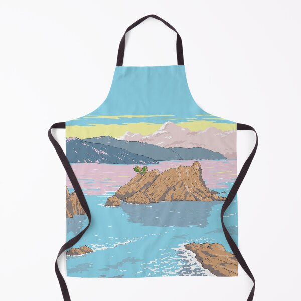 Item preview, Cape Ashizuri in Ashizuri-Uwakai National Park Japan Ukiyo-e Retro Woodblock Style designed and sold by patrimonio.