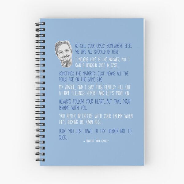 Item preview, Funny Senator John Kennedy Quotes designed and sold by DNiceGirl.