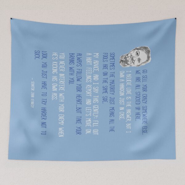 Item preview, Funny Senator John Kennedy Quotes designed and sold by DNiceGirl.