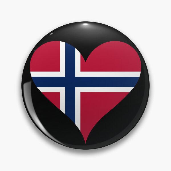 Item preview, Norwegian Flag Heart designed and sold by NTGUILTY.