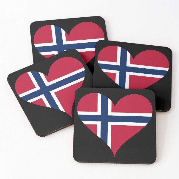 Item preview, Norwegian Flag Heart designed and sold by NTGUILTY.