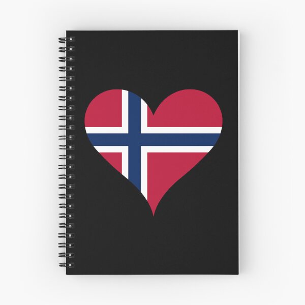 Item preview, Norwegian Flag Heart designed and sold by NTGUILTY.