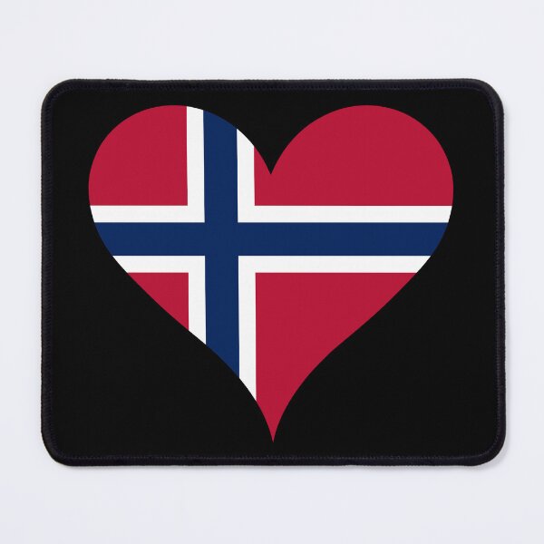 Item preview, Norwegian Flag Heart designed and sold by NTGUILTY.