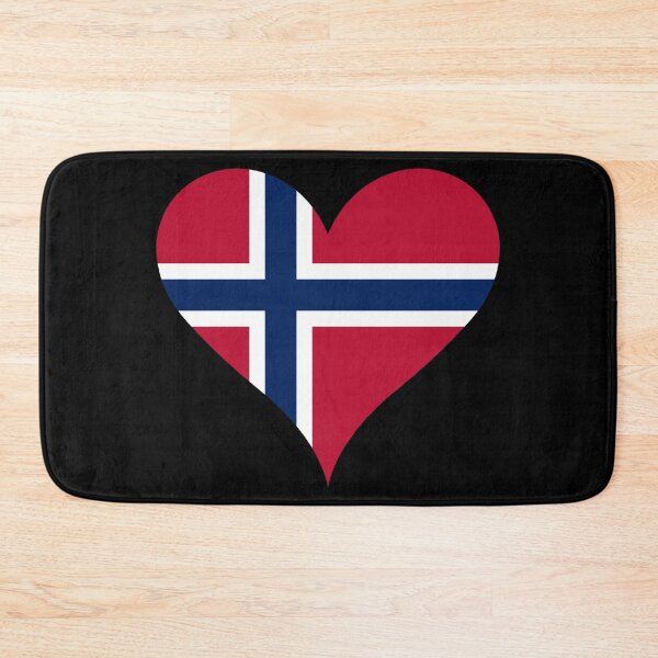 Item preview, Norwegian Flag Heart designed and sold by NTGUILTY.