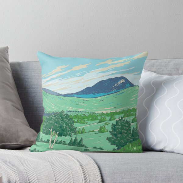 Item preview, Mount Aso in Aso-Kuju National Park in Kumamoto Japan Ukiyo-e Retro Woodblock Style designed and sold by patrimonio.