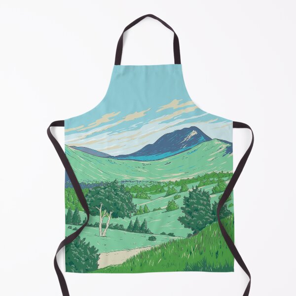 Item preview, Mount Aso in Aso-Kuju National Park in Kumamoto Japan Ukiyo-e Retro Woodblock Style designed and sold by patrimonio.
