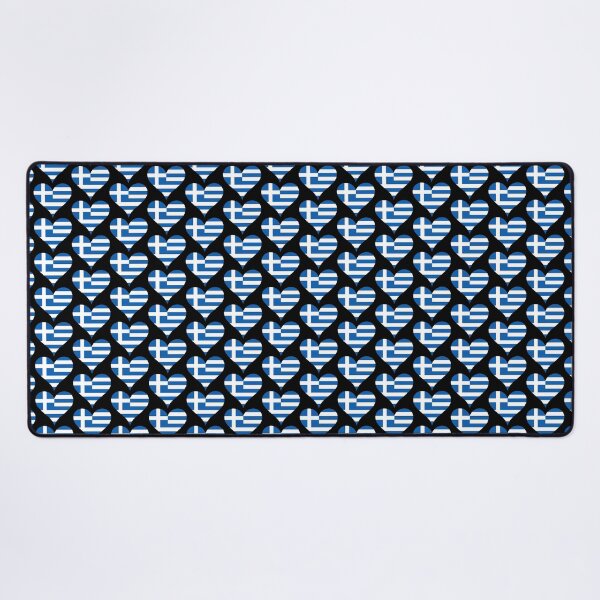 Item preview, Greek Flag Heart designed and sold by NTGUILTY.