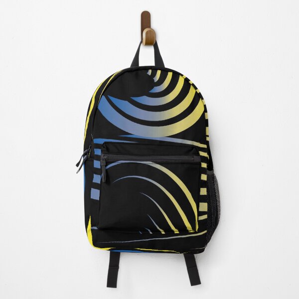 Item preview, Abstract composition in blue and yellow designed and sold by ZorianArt.