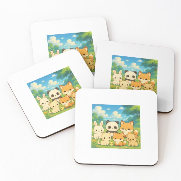 Item preview, "Kawaii Animal Squad – Super Sweet Chibi Friends" designed and sold by NaniNow!.
