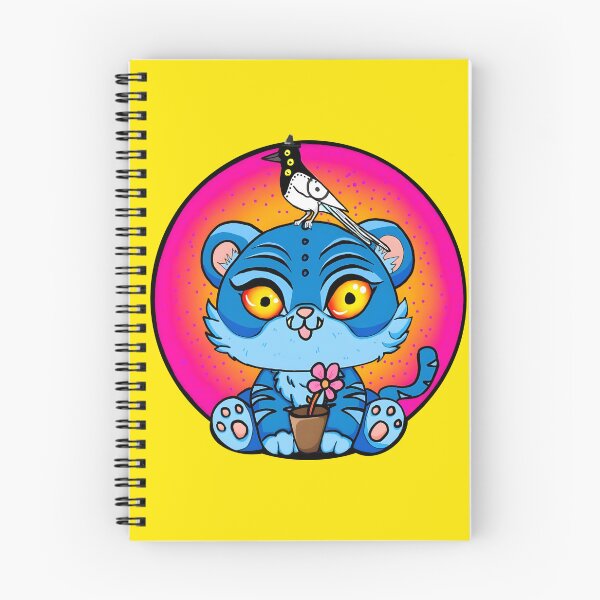 Item preview, A little blue tiger and a strange magpie designed and sold by TheAshCreations.