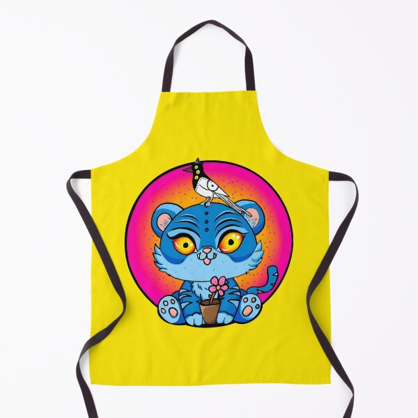 Item preview, A little blue tiger and a strange magpie designed and sold by TheAshCreations.