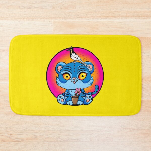 Item preview, A little blue tiger and a strange magpie designed and sold by TheAshCreations.