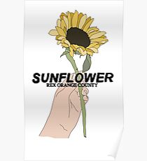 Rex Orange County Sunflower Poster