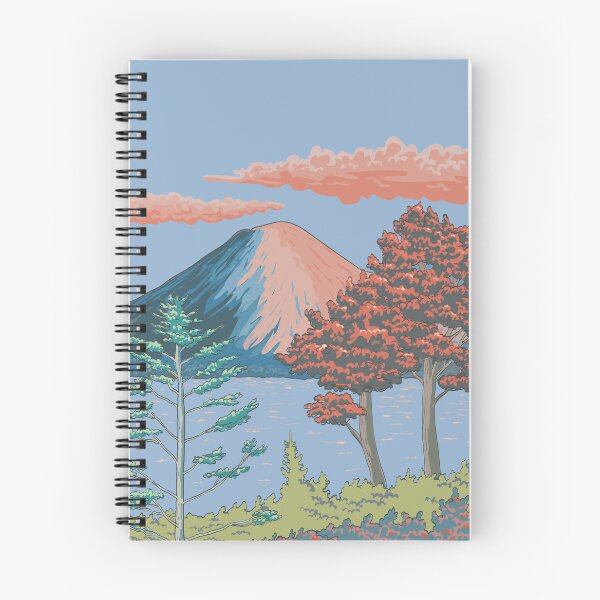 Item preview, Lake Chuzenji in Nikko National Park Ukiyo-e Retro Woodblock Style designed and sold by patrimonio.