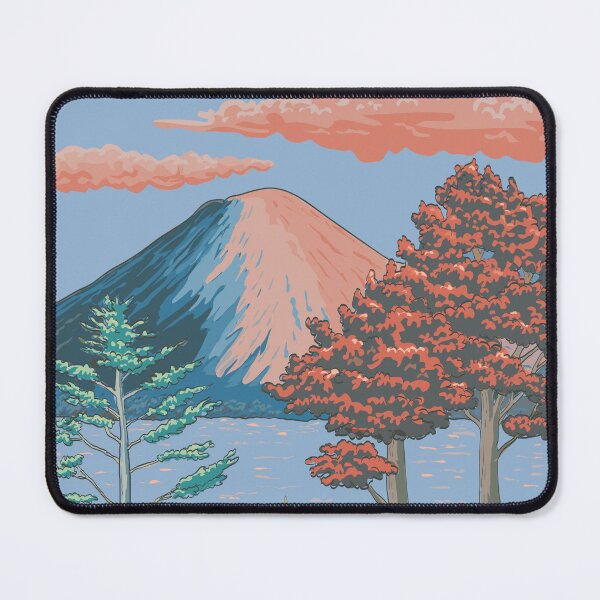 Item preview, Lake Chuzenji in Nikko National Park Ukiyo-e Retro Woodblock Style designed and sold by patrimonio.
