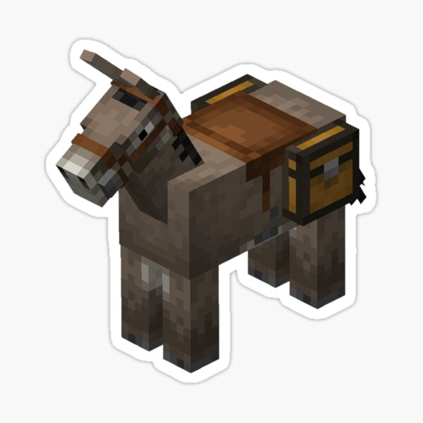 Artikel-Vorschau von Esel Minecraft, designt und verkauft von Nadyos.