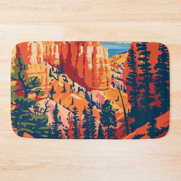 Item preview, Bryce Canyon Scenery Minimalist Art Illustration designed and sold by LVTFCOarts.