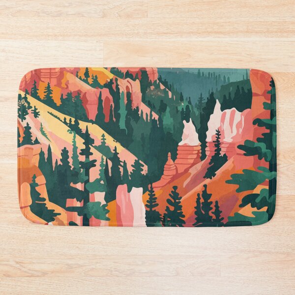 Item preview, Scenery Bryce Canyon Minimalist Art Illustration designed and sold by LVTFCOarts.