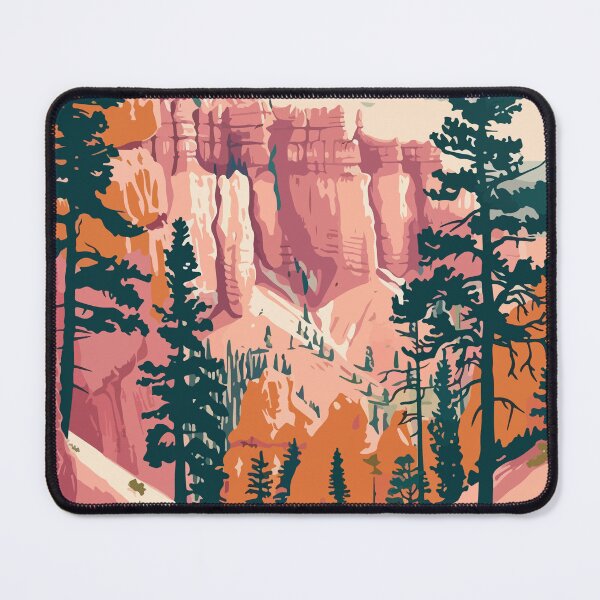 Item preview, Bryce Canyon Hoodoos Minimalist Art Illustration designed and sold by LVTFCOarts.