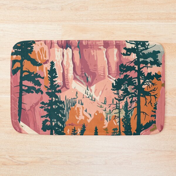 Item preview, Bryce Canyon Hoodoos Minimalist Art Illustration designed and sold by LVTFCOarts.