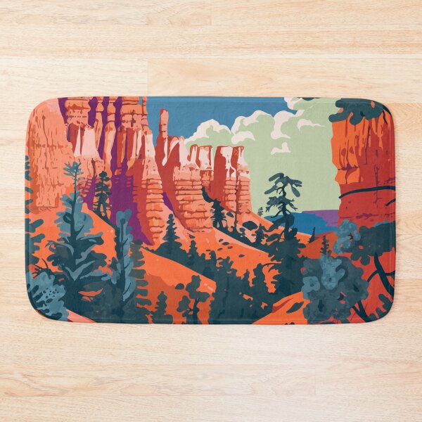 Item preview, Bryce Canyon Southwest Minimalist Art Illustration designed and sold by LVTFCOarts.