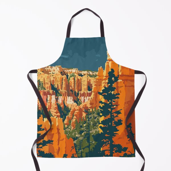 Item preview, Bryce Canyon Red Rocks Minimalist Art Illustration designed and sold by LVTFCOarts.
