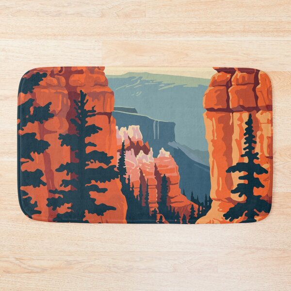 Item preview, Utah Bryce Canyon Minimalist Illustration Art designed and sold by LVTFCOarts.