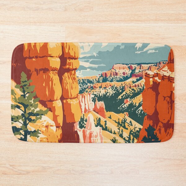 Item preview, Bryce Canyon Hoodoos Minimalist Illustration Art designed and sold by LVTFCOarts.