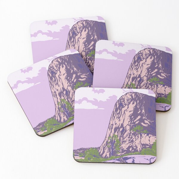 Item preview, Liberty Cap in Yosemite National Park California USA WPA Poster Art designed and sold by patrimonio.