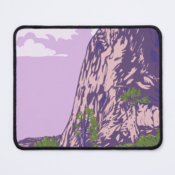 Item preview, Liberty Cap in Yosemite National Park California USA WPA Poster Art designed and sold by patrimonio.