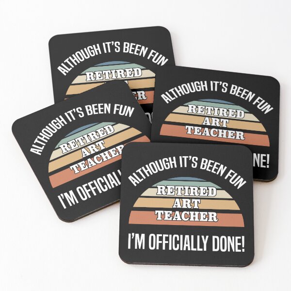 Item preview, Funny Retired Art Teacher designed and sold by thepixelgarden.