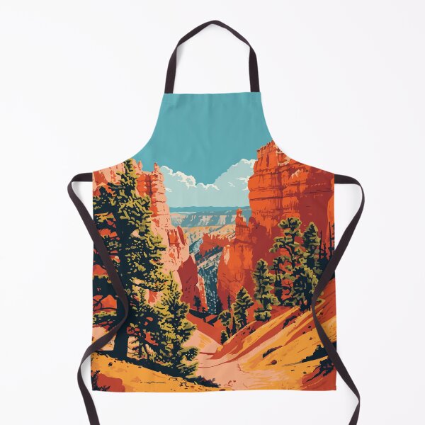 Item preview, Hoodoos Bryce Canyon Minimalist Illustration Art designed and sold by LVTFCOarts.