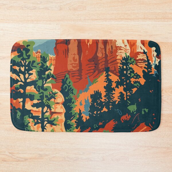 Item preview, Bryce Canyon Spires Minimalist Illustration Art designed and sold by LVTFCOarts.