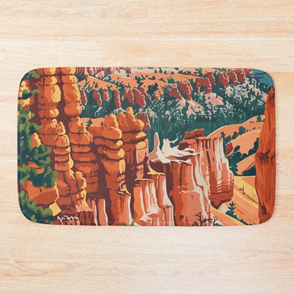 Item preview, Spires Bryce Canyon Minimalist Illustration Art designed and sold by LVTFCOarts.