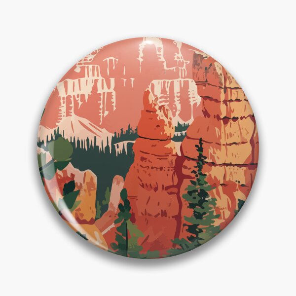 Item preview, Bryce Canyon Scenic Minimalist Art Illustration designed and sold by LVTFCOarts.