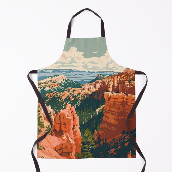 Item preview, Bryce Canyon Desert Minimalist Art Illustration designed and sold by LVTFCOarts.