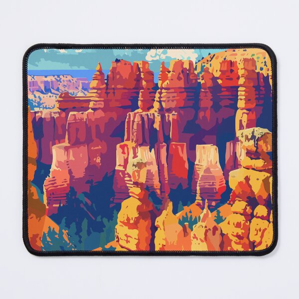 Item preview, Desert Bryce Canyon Minimalist Art Illustration designed and sold by LVTFCOarts.
