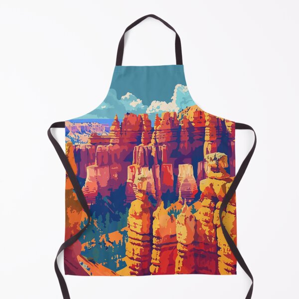 Item preview, Desert Bryce Canyon Minimalist Art Illustration designed and sold by LVTFCOarts.