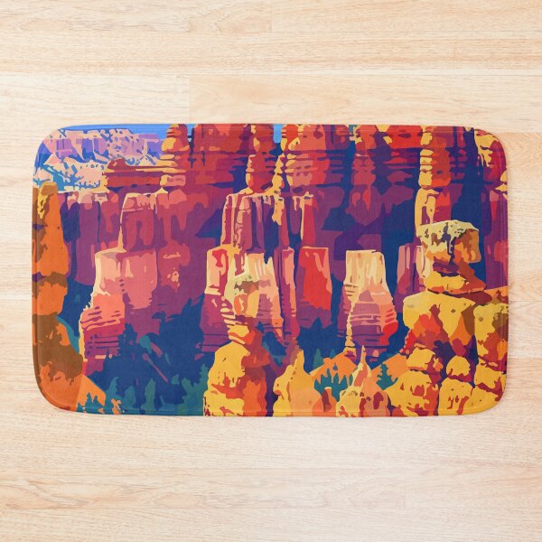 Item preview, Desert Bryce Canyon Minimalist Art Illustration designed and sold by LVTFCOarts.