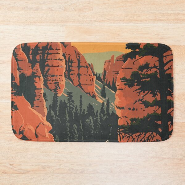 Item preview, Minimalist Bryce Canyon Art Illustration designed and sold by LVTFCOarts.