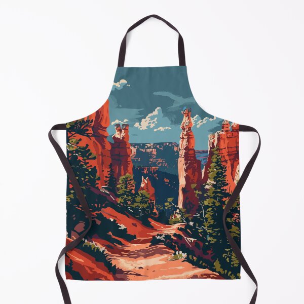 Item preview, Minimalist Bryce Canyon Illustration Art designed and sold by LVTFCOarts.