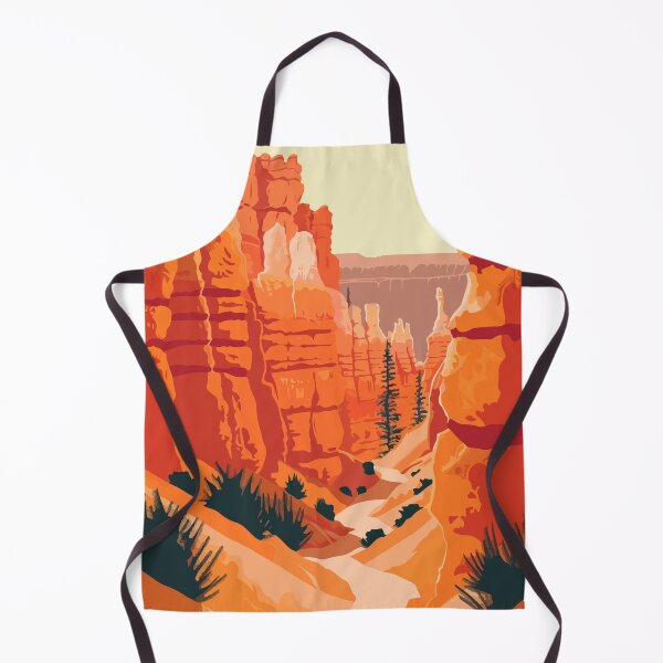 Item preview, Bryce Canyon Sunrise Minimalist Art Illustration designed and sold by LVTFCOarts.